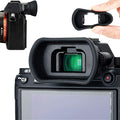 Extended Replaces Sony FDA-EP18 FDA-EP16 FDA-EP15 Eyecup Eyepiece | Soft Silicon,Camera Eye Cup Viewfinder Eyeshade,for Sony A7RIV A7RIII A7III A7SII A7RII A7II A7S A7R A7 A9II A9 A58 A99II by Kiorafoto