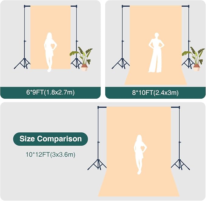 Kate Solid Cream Photography Backdrop Beige Photo Backgrounds 6ftx9ft | Solid Cream Backdrop For Portraits, Product Photos, Videos, Streaming, Interviews, Parties And Studio Shoots - Image 5