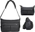 ULANZI U023 Camera Sling Bag 13L, 3-Point MOLLE Shoulder Yoke Crossbody Bag | Removable EVA Padded Insert, Water-Resistant Camera Bag for Mirrorless DSLR, 14 Inch Laptop,Tripod & POV Action Cam Video by ulanzi