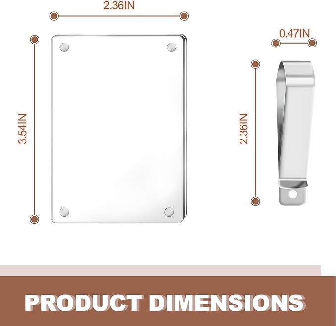 2-Pack Automotive PMMA Car Visor Photo Holder with 4 Corner N52 Neodymium Magnets - High-Clarity Drive Safe Daddy Clip for Polaroid Go and Instax Mini Pictures - Image 9