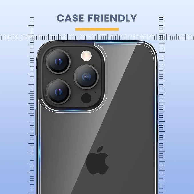 Maxdara for iPhone 14 Pro Screen Protector(6.1 inches) | 2 Pack iPhone 14 Pro Back Screen Protector with 2 Pack Camera Lens Protector and Front Screen Protector - Image 4