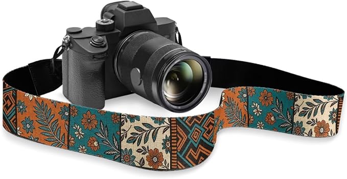 Coldinair Black Adjustable Camera Strap Universal Neck & Shoulder Soft Padded Strap for All DSLR Cameras,Binoculars by Coldinair