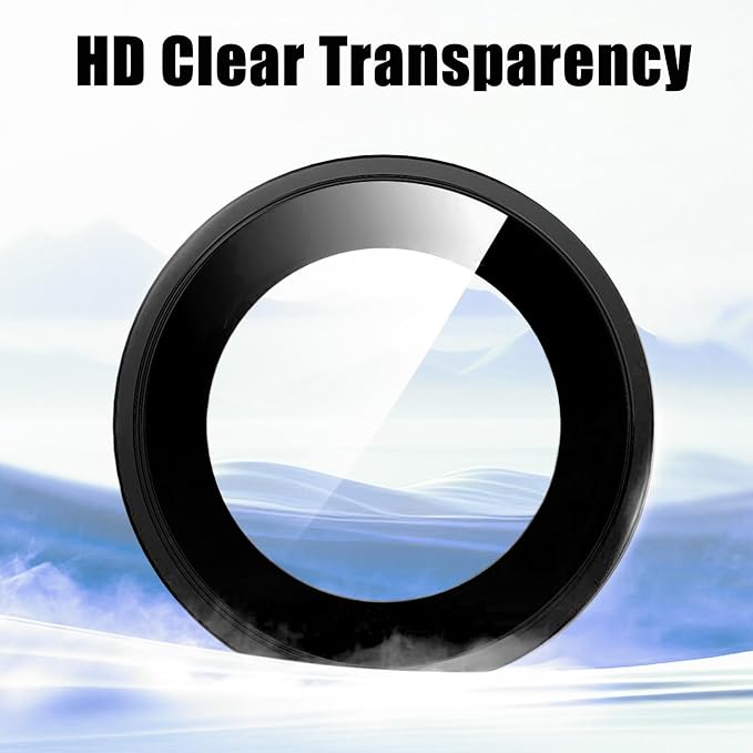 2 Set Camera Lens Protector for iphone 17 Pro Max/iPhone 17 Pro,Ultra HD 9H Tempered Glass Camera Protector,Anti Scratch Women Girls Camera Cover for iphone 17 ProMax/iphone 17Pro,Clear - Image 3