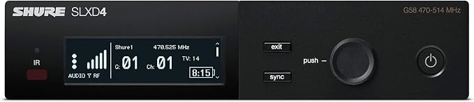 Shure SLXD124/85 Combo Wireless Handheld and Lavalier Microphone System - G58 Band - Image 3