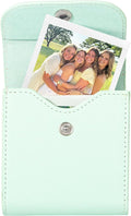CAIYOULE Square Photo Pouch for Fujifilm Instax SQ Films, Green | PU Picture Holder Case for Fujifilm Instax SQ1/40/20/10/6/SP-3 2.9x3.4" Film, Photo Storage Pocket, Can hold 50+ SQ Photos by CAIYOULE