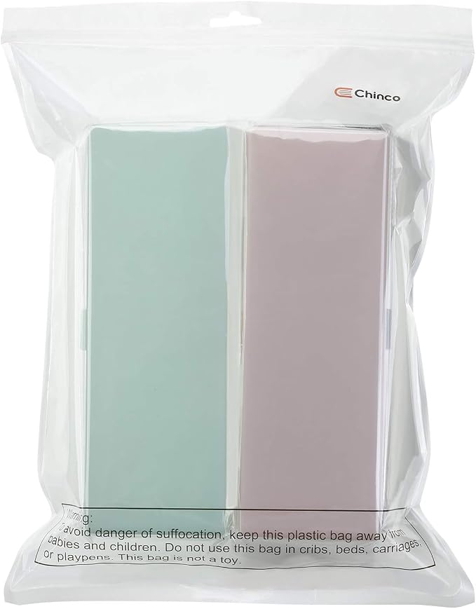 Chinco 4 Pieces Plastic Pencil Case Plastic Stationery Case with Hinged Lid and Snap Closure for Pencils, Pens, Drill Bits, Office Supplies (Black, Pink, White, Green) - Image 7