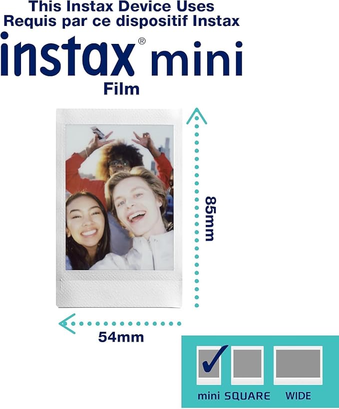 Fujifilm Instax Mini 41 Instant Camera Vintage Black. + Fujifilm Value Pack (40 Sheets) + Shutter Accessories Bundle, Includes Vintage Style Compatible Carrying Case, Black Photo Album 64 Pockets - Image 7