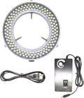 TreochtFUN Microscope Light 144 Led Ring Illuminator Beads | Microscope Lighting with Industry Power Adapter For Eg-sm Microscope Eyepiece Eyeshields Or Eye-guards(White) by TreochtFun