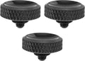 PATIKIL Camera Shutter Button, 3 Pack Soft Shutter Release Button Pure Copper Camera Button Carved Suitable for Nikon for Fujifilm for Leica DSLR/SLR Camera, Black by PATIKIL