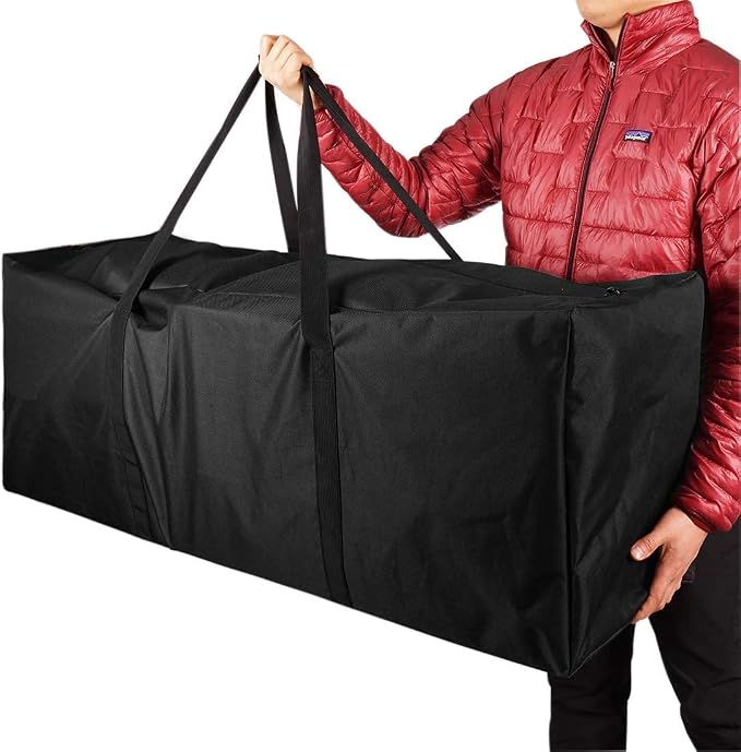 COOLBEBE 2 Pack Sports Duffle Bag - Extra Large Travel Duffel Luggage Bag | Heavy Duty Dual Zipper, 600D Polyester, Oversized Capacity, Sturdy & Water Resistant for Sports Equipment, Camping & Moving - Image 8