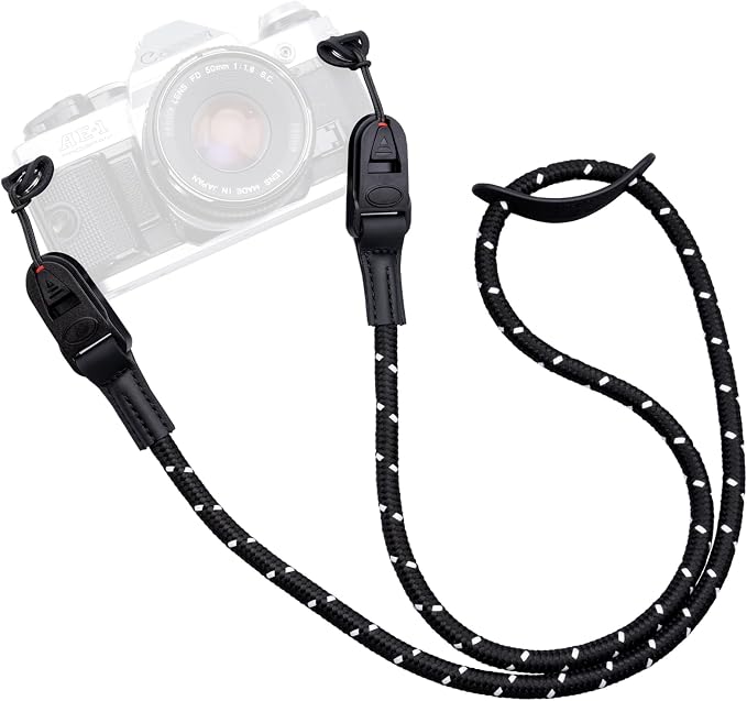 VKO Camera Strap Rope Quick Release Neck Shoulder Straps for Photographers | Film SLR DSLR Cameras Vintage Cute QD Nylon Adjustable by VKO