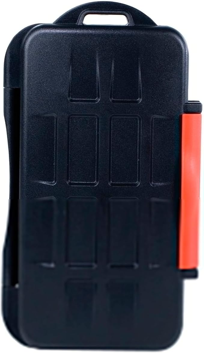 STEALTH CAM Anti-Shock Dust-Proof Waterproof Protective Ergonomic Rubber Sealed ABS-Plasic Shell Memory Card Storage Case - Holds 12 SD & 12 MicroSD Cards - Image 5
