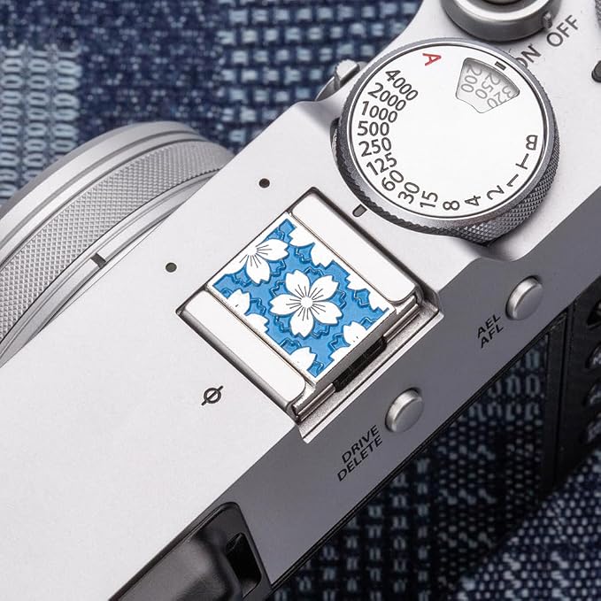Camera Metal Hot Shoe Cover for FUJIFILM X100VI X100V XPro3 XPro2 XPro1 X-T4 X-T3 X-T50 X-T30 for NikonZF Z5 Z6 for Canon (Blue-Hot Shoe Cover) - Image 6