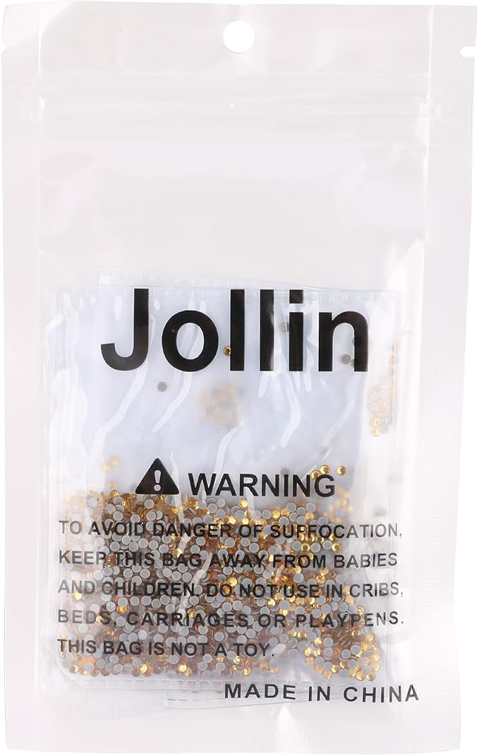 Jollin Hotfix Rhinestones Flatback Crystal Gems 2mm SS6, Topaz | 2880pcs Hot Fix Crystals Glass Rhinestones for Bedazzling, Crafting, Clothes, Shoes & Accessories DIY Decoration - Image 7