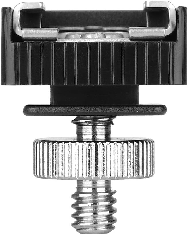 2Pack Flash Hot Shoe Mount Adapter to 1/4 Thread Hole with 1/4"-20 Male to 1/4"-20 Male Tripod Screw Adapter for Flash Holder Bracket Light Stands Umbrella Holder Flash Bracket,Strong &Solid (Update) - Image 7
