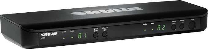 Shure BLX188/CVL Dual Lavalier Audio System H10 Band (542–572 MHz) – BLX88 Dual Receiver, (2) BLX1 Bodypacks & (2) CVL Cardioid Lavalier Mics, Up to 14 Hr Battery, 300 ft Range - Image 4