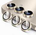 Korecase for Galaxy S25 Camera Lens Protector, 9H Tempered Glass Anti Scratch Camera Screen Protector Film Shcokproof Metal Ring Lens Protector for Galaxy S25,Gold by Korecase