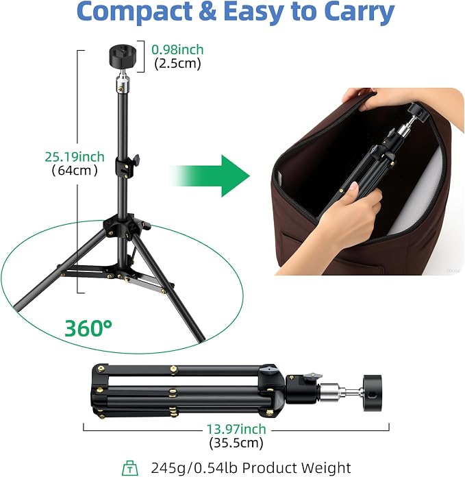 Star-Link Mini Tripod with Adapter, for Both 2025 New&Old Version, Portable | Adjustable Tripod Mount for Starlink Mini Dish, Stand Mounting Kit for Star Link Mini for Outdoor Camping RV - Image 4