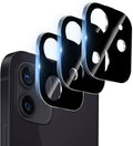 Dengduoduo 3 Pack Tempered Glass Camera Lens Protector for iPhone 12 6.1" Bling Glitter Sparkle, Ultra HD, 9H Hardness, Anti-Scratch, Case Friendly, Easy to Install [No Affect on Night Shots] by Dengduoduo