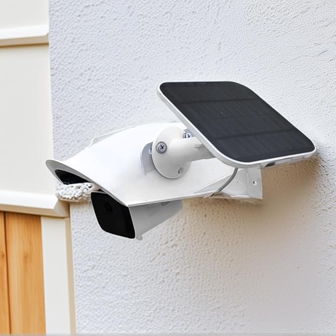 DGQ Outdoor CCTV Camera Top Cover,Weatherproof Glare Protection Cover | Universal Security Sun Rain Shield Protective Roof for Most Bullets and Dome Outdoor CCTV Cameras - Black - Image 4