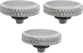 PATIKIL Camera Shutter Button, 3 Pack Soft Shutter Release Button Pure Copper Camera Button Knurled Suitable for Nikon for Fujifilm for Leica DSLR/SLR Camera, Gray by PATIKIL