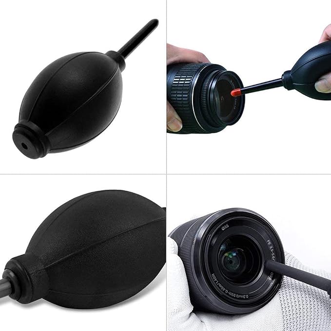 Professional Camera Cleaning Kit with Air Blower, Swabs, Pen, Cloth for Most Cameras, Mobile Phones, Laptops - Image 4