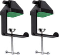 Heavy-Duty Metal Table Mount Clamp, Desk Table Mount C Clamp For Microphone Mic Suspension Boom Scissor Arm with Adjustable Screw, Fits up to 2.48 inches/6.2cm Desktop Thickness by SUNMON (Pack of 2) by sunmon