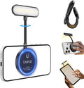 ULANZI M10 Magnetic Selfie Light Gooseneck Phone Reading Light with Magsafe | 2500-4500K 5 Brightness Levels & Modes Portable Flexible Arm Fill Light Video Conference Light for iPhone/Android/iPad/Laptop by ulanzi