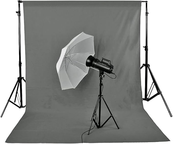 NEEWER 10 x 12FT / 3 x 3.6M PRO Photo Studio premium polyester Collapsible Backdrop Background for Photography, Video and Television (Backdrop Only) - Grey by Neewer