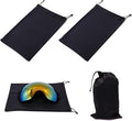Seapon Ski Goggle Bag, Protection Bags for Snow Goggles Ski Mask, Pouch for Goggle, Soft Micro-Fiber Storage Case, 2Pcs by Seaponer
