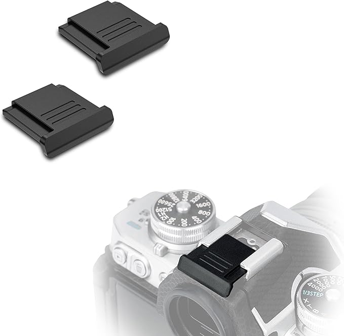 JJC 2 PCS Camera Hot Shoe Cover Cap for Nikon D850 D7500 Z50 Z30 Z8 Z6 Zf | Replaces Nikon BS-1, for Nikon Zf Zfc Z30 Z50II Z9 Z8 Z7 Z6II Z5II D850 D810 D780 D750 D7500 D7200 D5600 D5500 Coolpix P950 by JJC