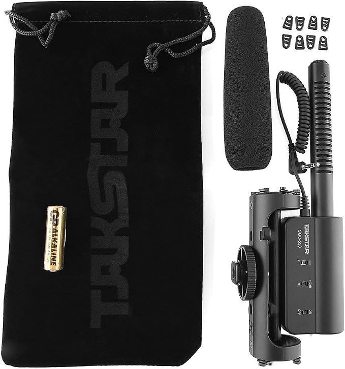 TAKSTAR SGC-598 Photography Interview Shotgun MIC Microphone for Nikon Canon DSLR Camera (Need 3.5mm Interface)Auxiliary - Image 5