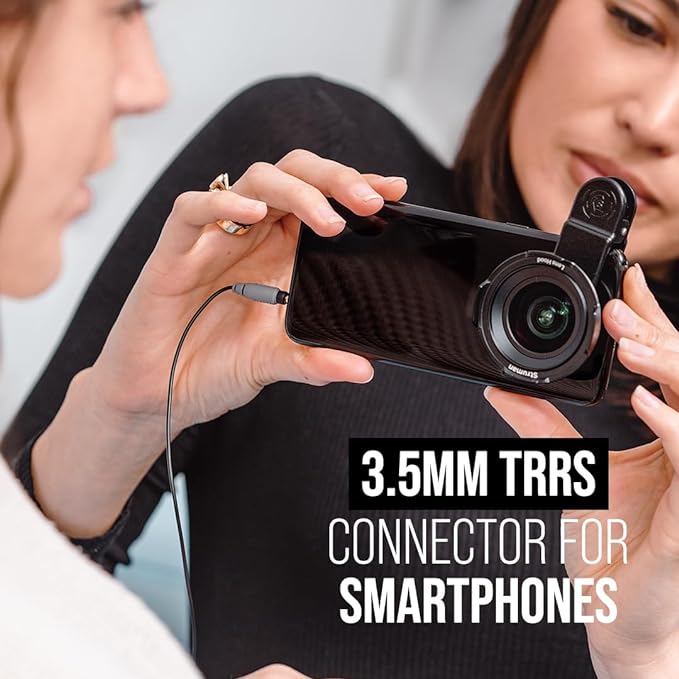 Rode SmartLav+ Lavalier Microphone for Smartphones,Black - Image 2