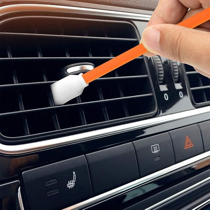 Wellgler's Foam Cleaning Swabs, Lint-Free Swabs for Precision Electronics, Camera, Optical Lens & Inkjet Printer Cleaning (200pcs Orange) - Image 5