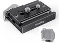 SMALLRIG Universal Quick Release Mount Plate Kit for Arca, Clamp & Plate | Built in Clamp and Plate, with 1/4''-20 & 3/8''-16 Threaded Holes by SmallRig