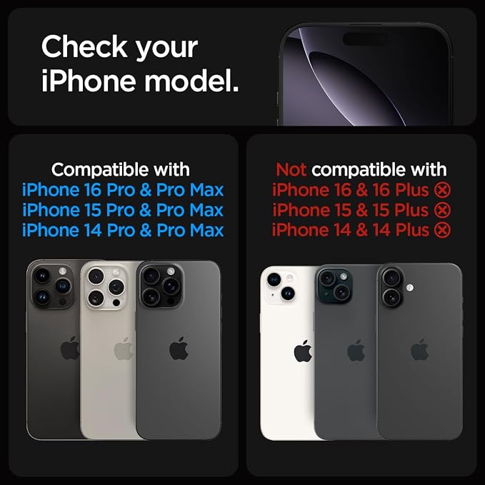 Spigen Camera Lens Protector for iPhone 16 Pro Max - Natural Titanium | GlasTR EZ Fit Optik Pro, 9H+ Tempered glass, Scratch resistant, Auto-align tray, Original photo quality, Case-friendly, 2Pack - Image 2