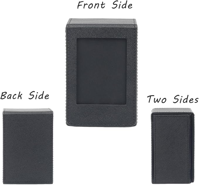 Orga'Neat Picture Holder Storage Case for Fujifilm Instax Mini Film 12/11/90/40/9/8/7/7+/EVO, PU Leather Photo Holder with Pocket Outside, up to 50 Photos (Black) - Image 7