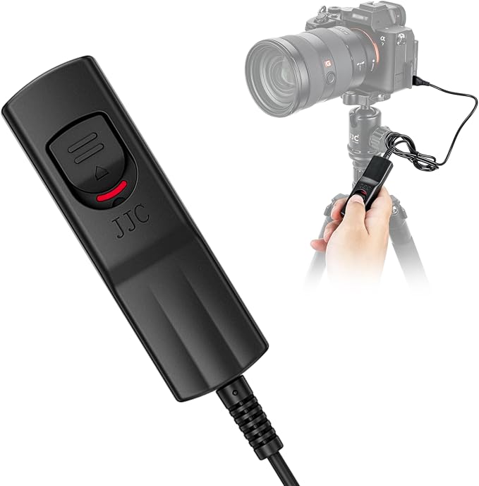 Camera Remote Shutter Release Wired Shutter for Sony Camera | Compact,34.6"/88cm,Release Control for Sony A7RVI A7RM6 A7V A7M5 A6700 A7CII RX1RIII A7CR ZV-E1 ZVE1 ZV-E10II ZVE10II by JJC