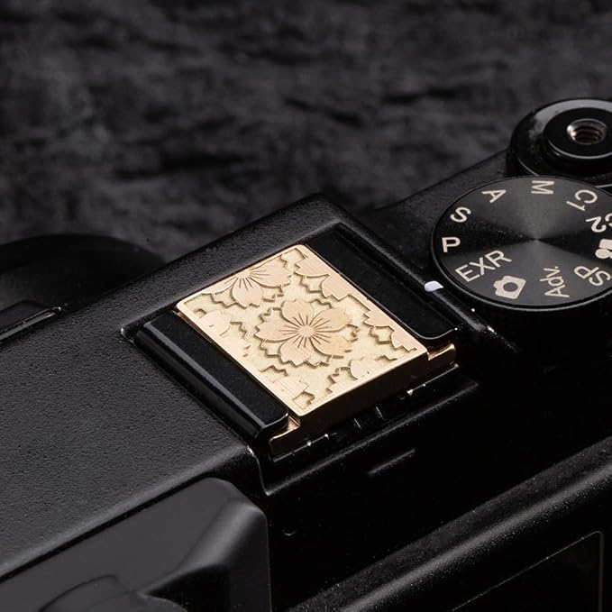 Cherry Blossom Shutter Button for Fujifilm XT5 XT30 X100VI for Leica | Brass alloy shutter Botton pattern scratch-resistant For Fuji XT5 XT4 XT3 XT30 XT30II XT30III XT20 X100V For Nikon For Leica - Image 3