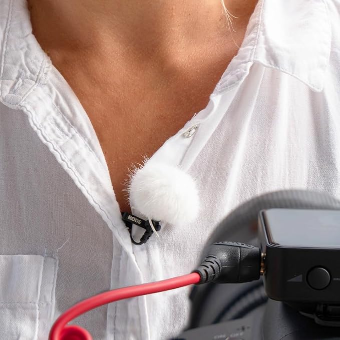 Bubblebee Outdoor Mic Cover Kit for RODE Lavalier II & RODE Wireless Pro Accessories –Wind Reduction Dead Cat Mic Windscreen Cover -Content Creators, Videographers, Audio Engineers & Filmmakers, White - Image 4