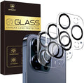 Camera Lens Protector for iPhone 15 Pro 6.1" ＆ iPhone 15 Pro Max 6.7",9H Tempered Glass，Ultra HD, Scratch Resistance Easy to Install，Case Friendly，[Does not Affect Night Shots] 3-Pack by Vipsent
