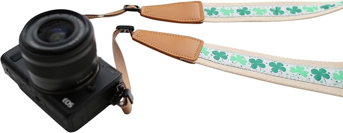 UNIKSTRAP Original Design Personalized Adjustable Camera Strap Celtic Style Lucky Clover, Fit for Canon Nikon Sony Olympus Interchangeable Lens Digital Camera/DSLR etc. - Image 3