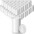 JOVITEC 200 Pcs Plastic Film Canister Holder 35 mm Empty Camera Reel Containers Storage Containers Case with Lids for Small Accessories Fish Hook Film Beads (White) by Jovitec