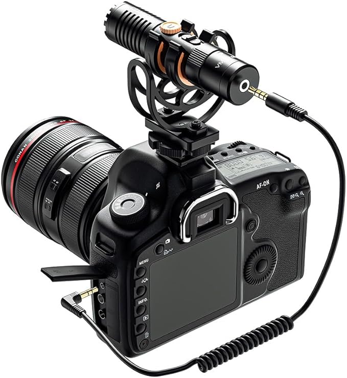 COMICA VM10 PRO Shotgun Microphone,USB C Mic for Camera, Smartphone, Tablet, PC.Ideal for Vlogging, Live Streaming,Recoding.Dual-Mode Video USB Shotgun Microphone with Gain Control - Image 4