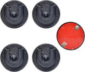Universal Ham CB Radio Microphone Hanger, Round Knob Mic Holder Mount with Adhesive Back for Motorola HLN9073B CDM1250 CDM750 GM300 M1225 GM3688 GTX800 Kenwood TK768G TK868G TM471A (Pack of 5) by HYSHIKRA