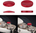2X Camera Shutter Button Cap for Sony A7R VI A7V ZV-E10 II ZV1 A6700 & More | DARK RED,for A7RVI A7V A7 V A7CR A7CII A6600 A6500 A6400 A6300 A7SIII A7II RX100 Series G7X Mark III II Shutter Button Cap by Kiorafoto