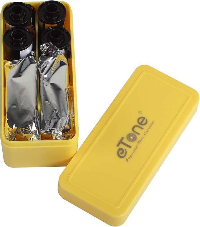 1X Multi-Format Container Case Box for 120 220 135 Film B&W Color Kodak Ilford (Yellow) - Image 2