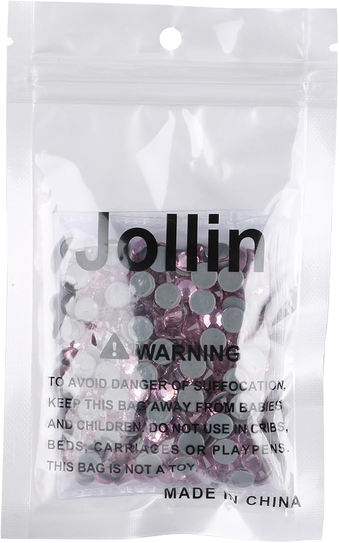 Jollin Hotfix Rhinestones Flatback Crystal Gems 7.2mm SS34, Pink | 288pcs Hot Fix Crystals Glass Rhinestones for Bedazzling, Crafting, Clothes, Shoes & Accessories DIY Decoration - Image 6