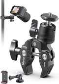 ULANZI R099 Super Clamp Camera Mount - Heavy Duty 3.3lb Load Metal Clamp with 360° Ball Head for Action Cameras (GoPro/Insta360/DJI), DSLR, Bike/Motorcycle Handlebar, Pole/Tube Mount Accessories by Ulanzi