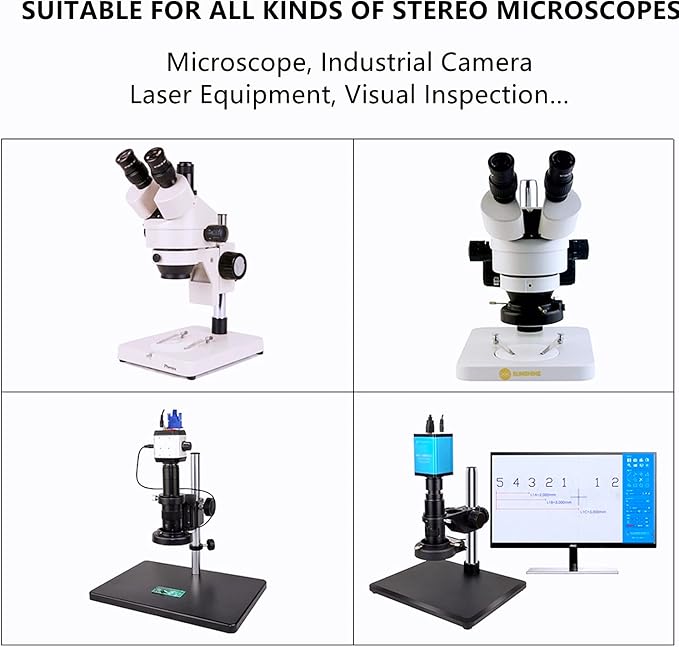TreochtFUN Microscope Light 144 Led Ring Illuminator Beads | Microscope Lighting with Industry Power Adapter For Eg-sm Microscope Eyepiece Eyeshields Or Eye-guards(White) - Image 6